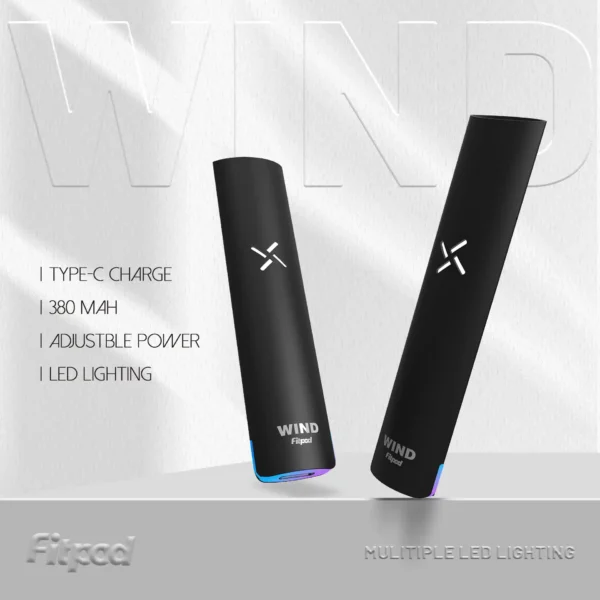 Q101.webp Fitpod Wind 氣流桿 一代發光主機 四檔調節 通配一代煙彈