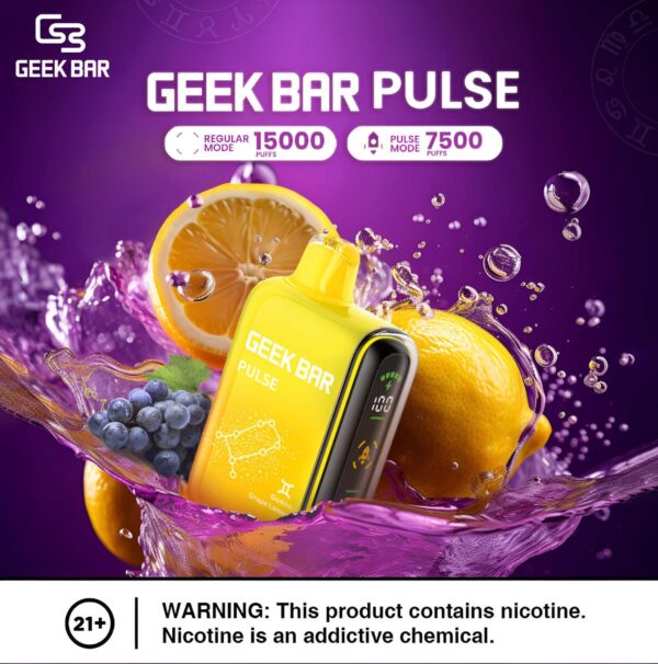 GEEK BAR PULESE 15000 Puffs 小火箭拋棄式電子煙 霧化棒推薦